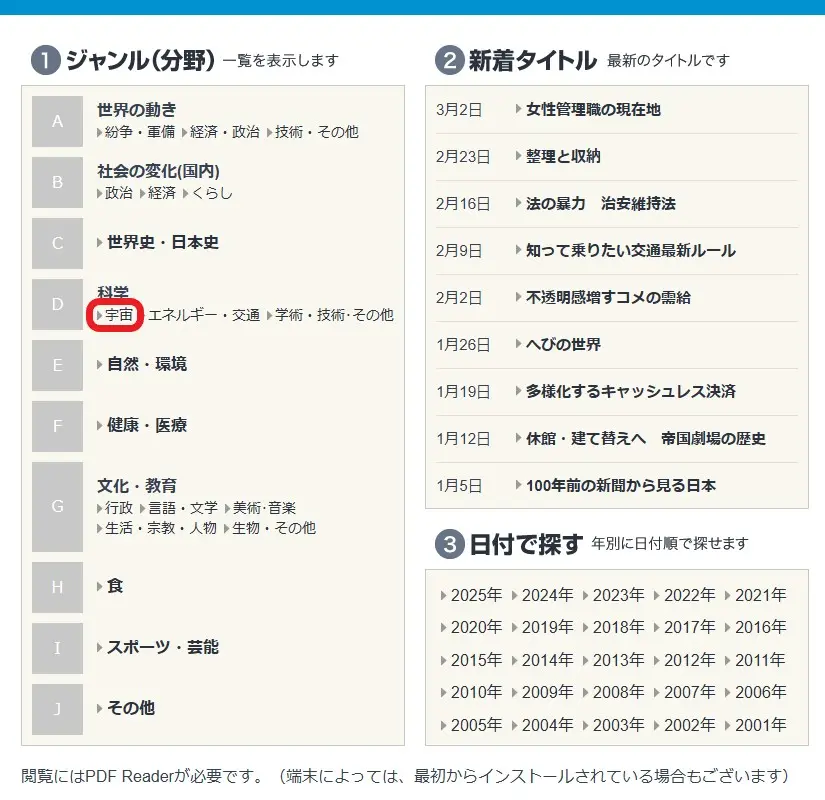 大図解シリーズの検索画面の画像